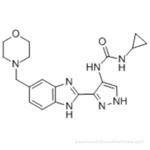 1-Cyclopropyl-3-(3-(5-(morpholinomethyl)-1H-benzo[d]imidazol-2-yl)-1H-pyrazol-4-yl)urea CAS 896466-04-9